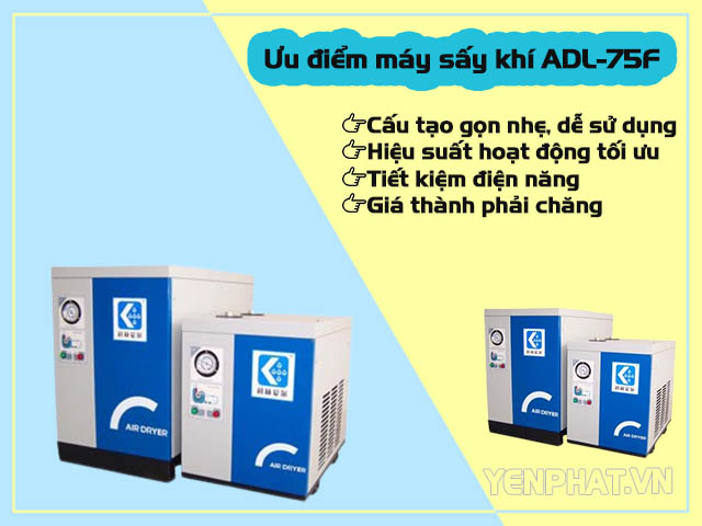 máy sấy khí nén công nghiệp ADL-75F